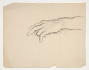Schets van een hand