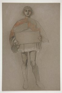 Studie door Edwin Austin Abbey