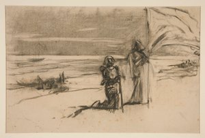 Studie door Edwin Austin Abbey