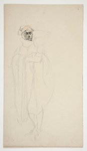 Studie voor Armado, uit Liefde door Edwin Austin Abbey