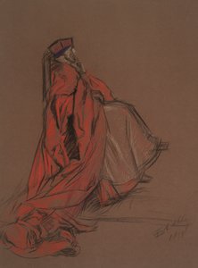 Studie voor Kardinaal Woolsey voor Proces van Catherine