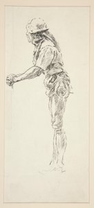 Studie voor Dull, van Liefde door Edwin Austin Abbey