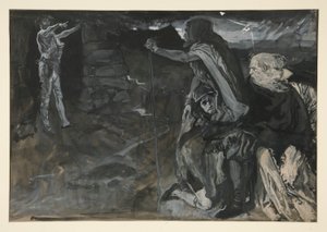 Studie voor King Lear (?)