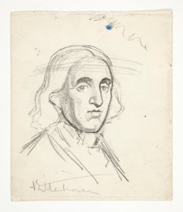 Studie voor Rittenhouse: schets voor muurschildering voor het staatskapitool in Harrisburg, Pennsylvania, 1902-1911 (voltooid door John Singer Sargent) door Edwin Austin Abbey