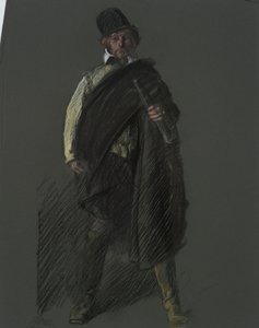 Studie voor de figuur van kapitein Peter Minuit, in 