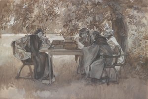 De koning door Edwin Austin Abbey