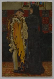 De Koning aan de Prins van Wales door Edwin Austin Abbey