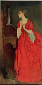 Lady Anne door Edwin Austin Abbey