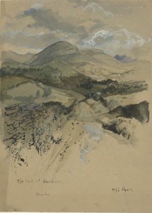 De vallei van Ambleside, Wansfell door Edwin Austin Abbey