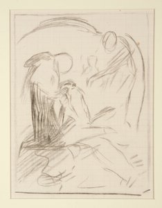 Twee compositiestudies voor door Edwin Austin Abbey