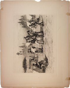 Kranten in het kamp, 1876
