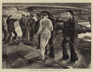 Achterladers versus Voorladers, Wapenoefening in de Marine