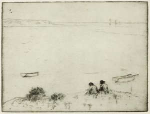 Schetsen aan zee door Edwin Butler Bayliss