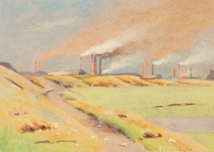 De schoorstenen door Edwin Butler Bayliss