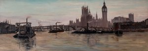 De Theems bij Westminster, 1878