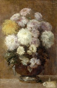 Chrysanten, 1892 door Edwin Ellis