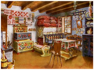Oostenrijks-Hongaarse boerenmeubels, 1911-1912