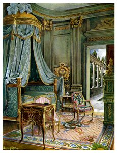 Slaapkamer, 1911-1912 door Edwin Foley