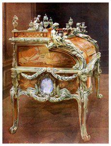 Bureau van Lodewijk XV, het Louvre, Parijs, 1911-1912