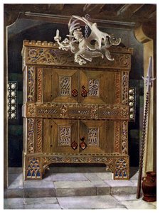 Laat-gotische kast, 1910