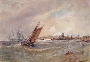 St Peter Port, Guernsey door Edwin Hayes