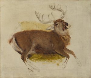 Stervend hert, ca. 1830 door Edwin Landseer
