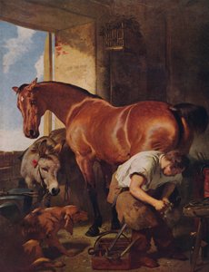 Bespannen, 1844, 1938 door Edwin Landseer