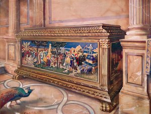 Huwelijkskist of Cassone. Italiaans door Edwin John Foley