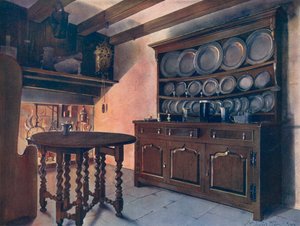 Eikenhouten Welsh Dressoir