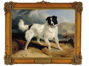 Neptune, het Eigendom van William Ellis Gosling, Esq., 1824 door Edwin Landseer