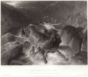 De dood van het hert door Edwin Landseer