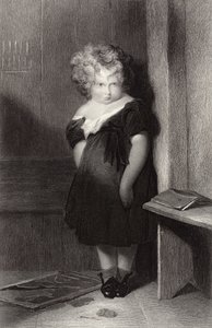 De stoute jongen door Edwin Landseer