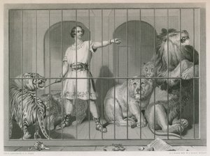 Van Amburgh en de leeuwen door Edwin Landseer