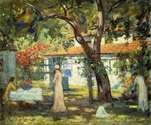 In de tuin door Edwin Murray Mackay