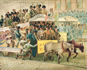 Straatvervoer tijdens de Centennial