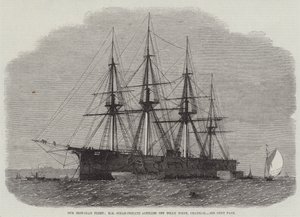 Onze gepantserde vloot, HM stoomfregat Achilles bij Folly Point, Chatham
