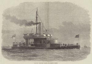Het nieuwe torpedoschip Glatton, voor havenverdediging door Edwin Weedon
