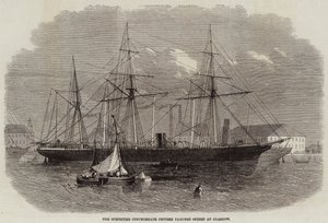 De verdachte Geconfedereerde kruiser Pampero in beslag genomen in Glasgow door Edwin Weedon