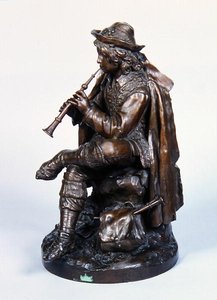 Jongen met Hoed, c.1870 door Edwin Weissenfels