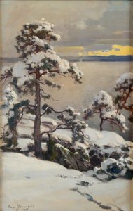 De doop van de eunuch door Eero Järnefelt
