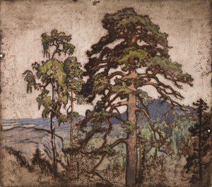 Uitzicht vanaf Koli door Eero Järnefelt