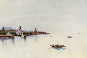 De Rijn: Bregenz, Boden See, Meer van Konstanz