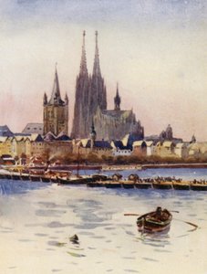 De Rijn: Bij het verlaten van Keulen door Effie Jardine