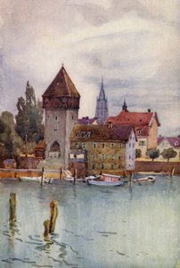 De Rijn: De Rheinturm, Konstanz, Constance door Effie Jardine