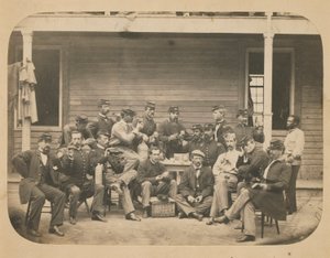 New York 7e regiment officieren door Egbert Guy Fowx