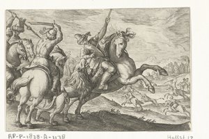 Leeuwenjacht door Egbert Jansz.