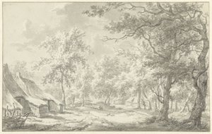 Boerderijen te Eext (Drenthe) door Egbert van Drielst