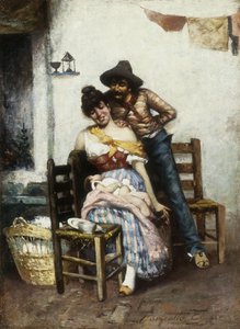 Het gelukkige gezin door Egisto Lancerotto