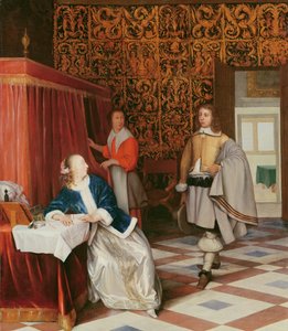 De Boodschap door Eglon van der Neer