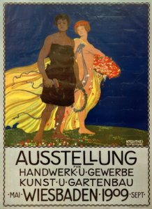Tentoonstelling voor ambacht en handel, kunst en tuinbouw, Wiesbaden door Egon Josef Kossuth